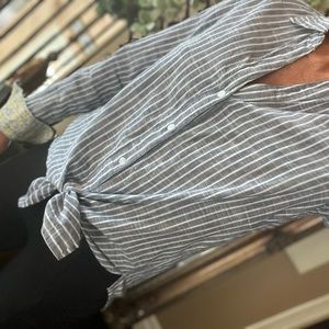 Michael Stars Los Angeles striped blouse, size S